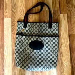 Is a1970 Gucci from here Lee vintage shoulder bag with the classic red and blue